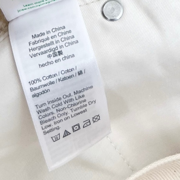 NWT J. Crew Petite Full Length 90's classic straight jean - Picture 8 of 8